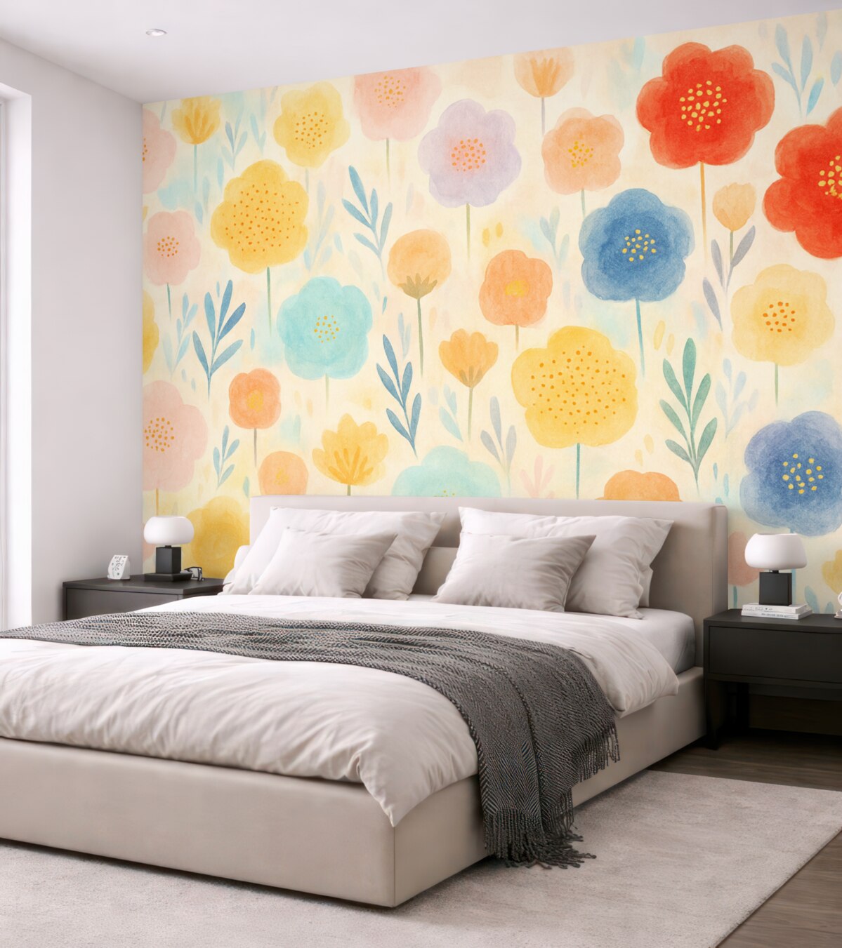 Fototapeta Wyraźne abstrakcyjne rośliny.