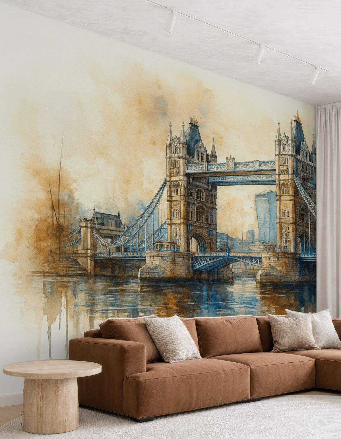 Fototapeta Most Tower w technice malarstwa akwarelowego.