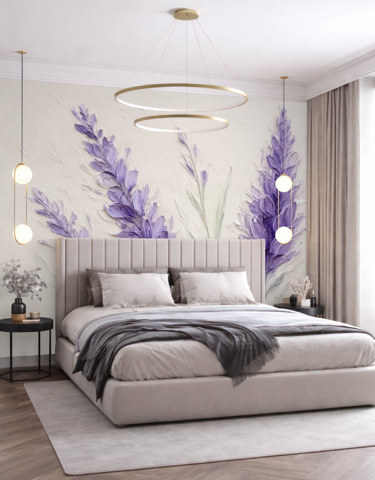 Fototapeta Obraz przedstawiający lawendę.