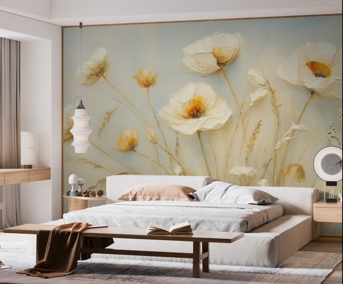 Fototapeta Kwiaty abstrakcyjna kompozycja naśladująca.