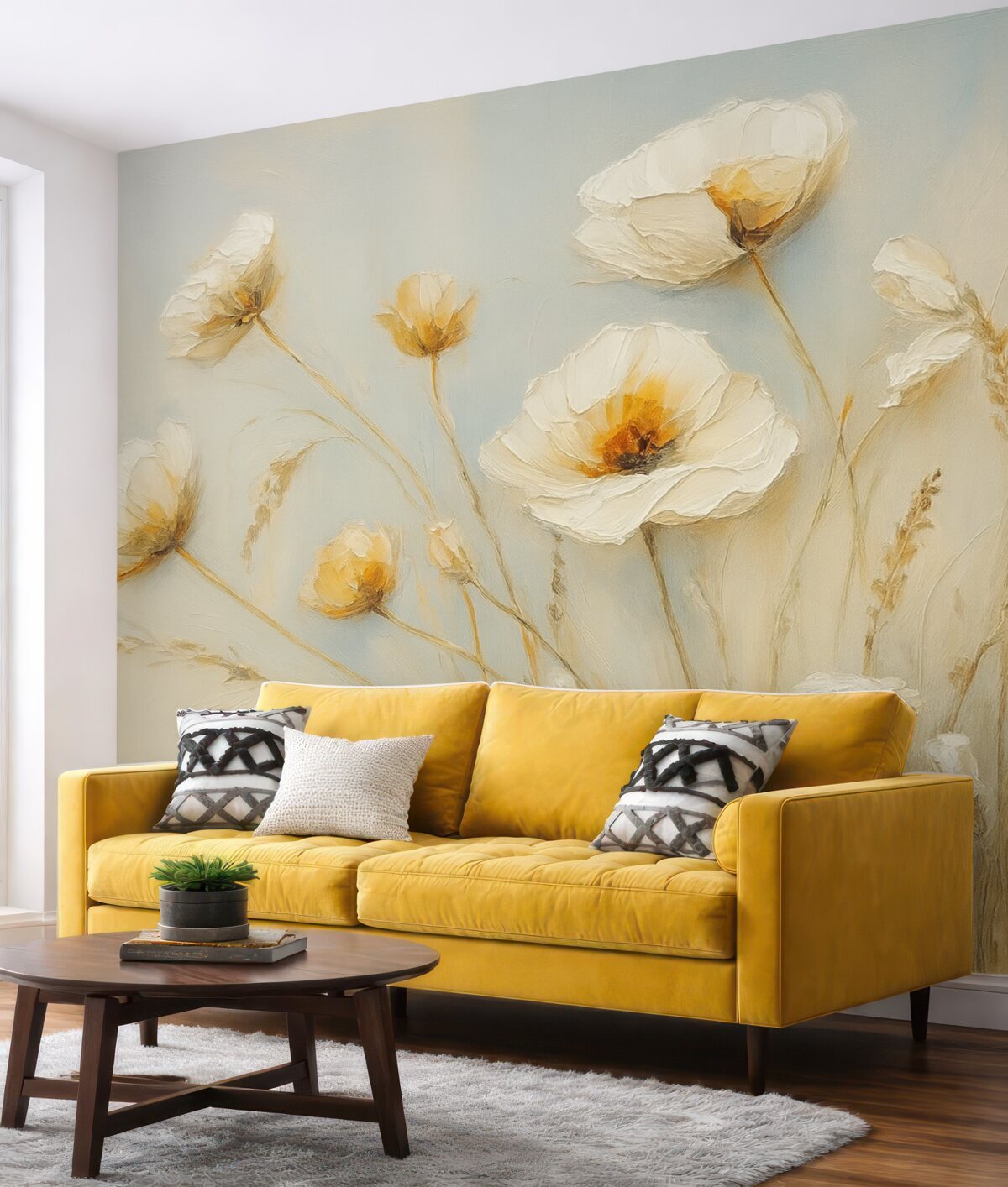 Fototapeta Kwiaty abstrakcyjna kompozycja naśladująca.