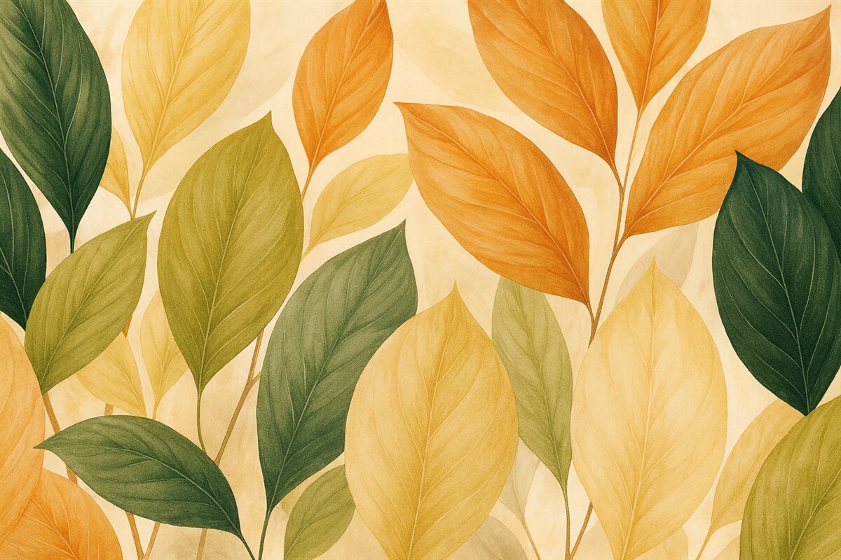 Fototapeta Liście w sezonie jesiennym.