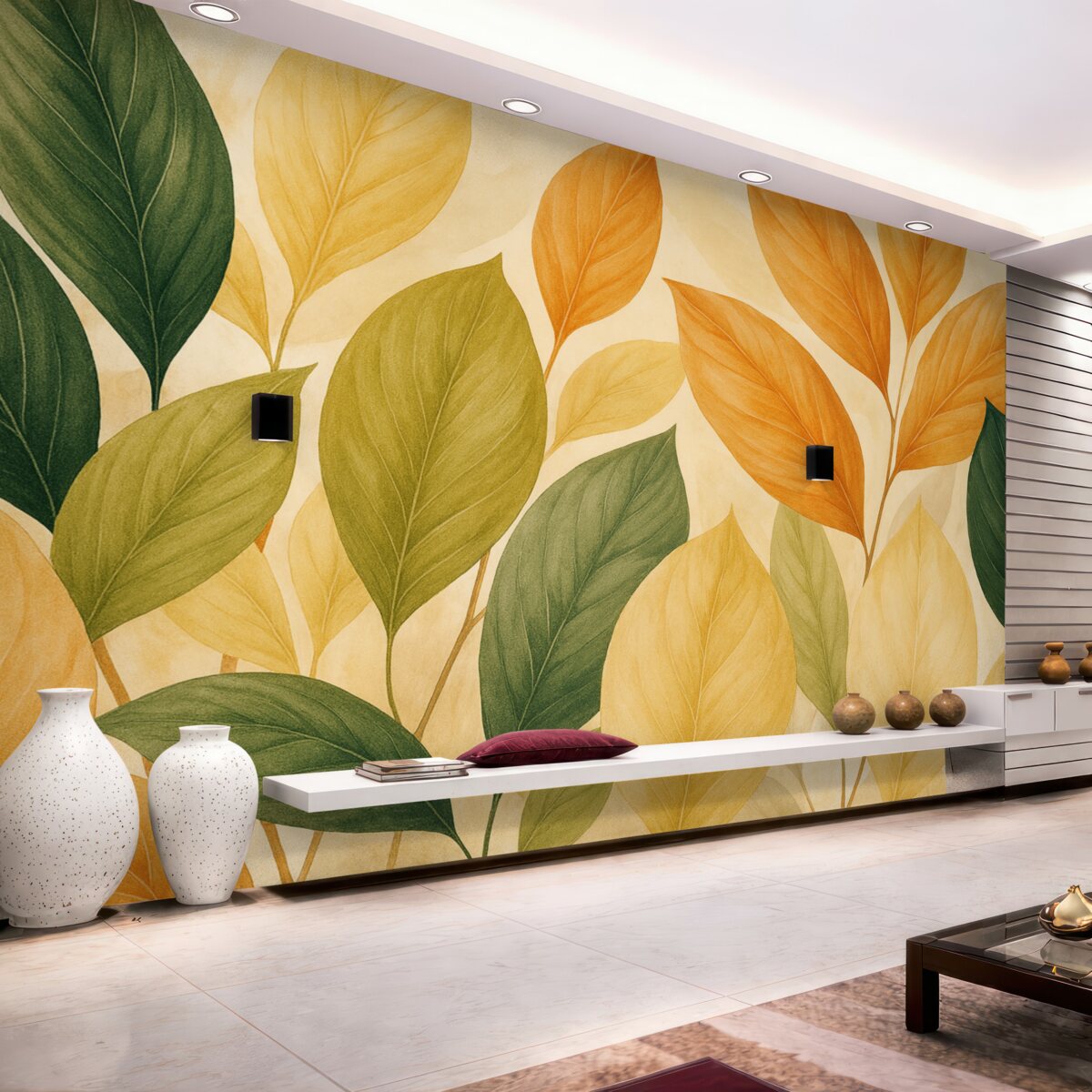 Fototapeta Liście w sezonie jesiennym.