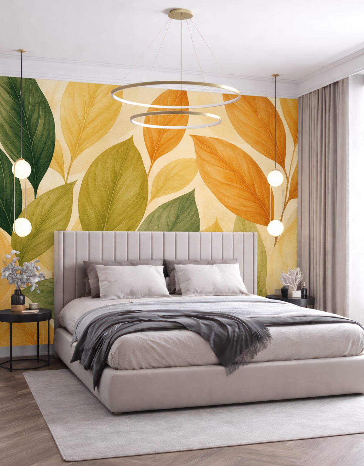 Fototapeta Liście w sezonie jesiennym.