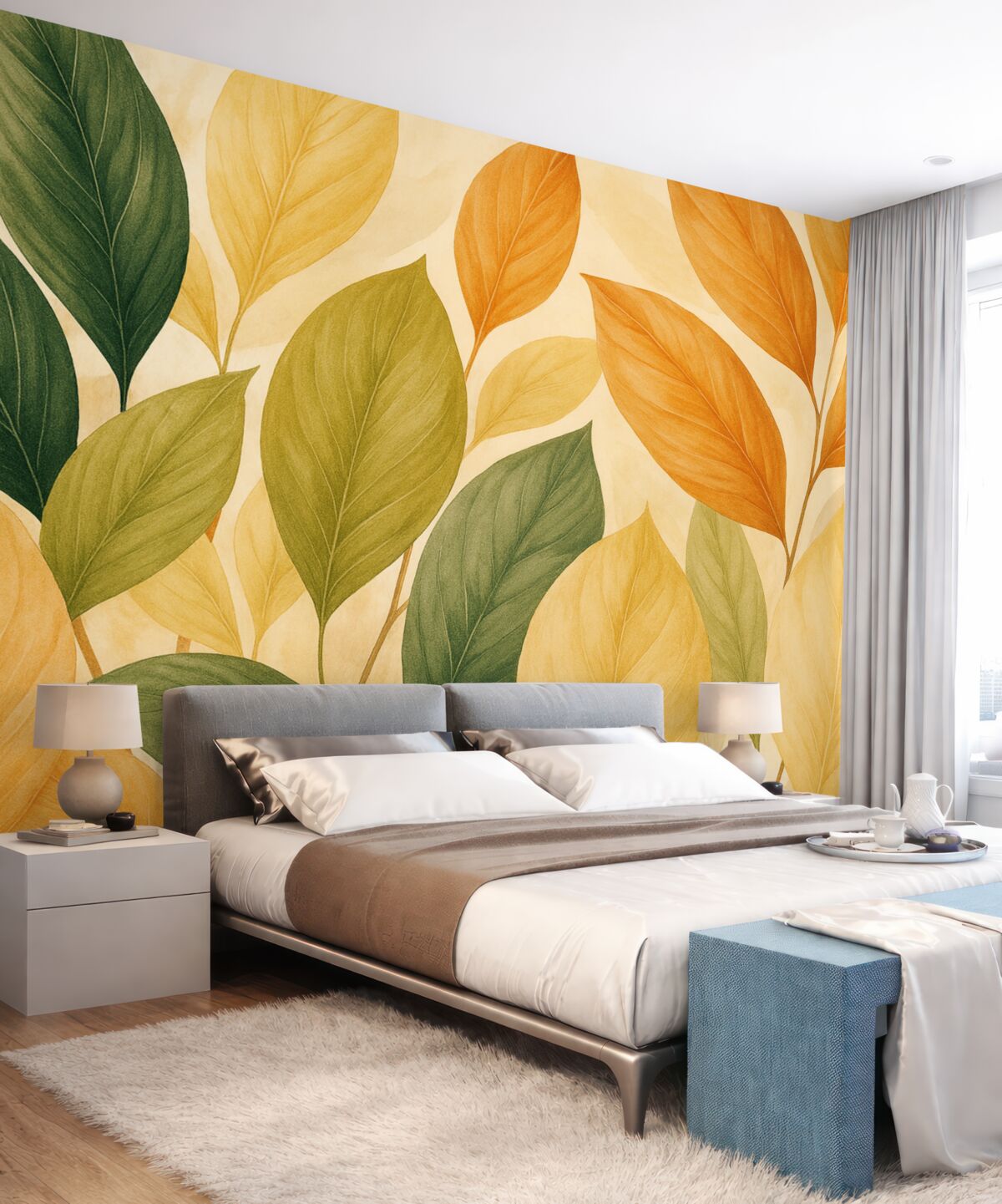 Fototapeta Liście w sezonie jesiennym.