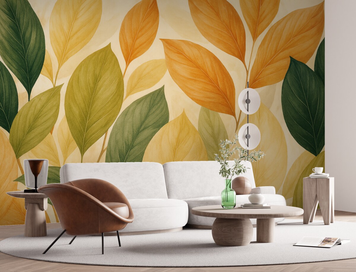 Fototapeta Liście w sezonie jesiennym.