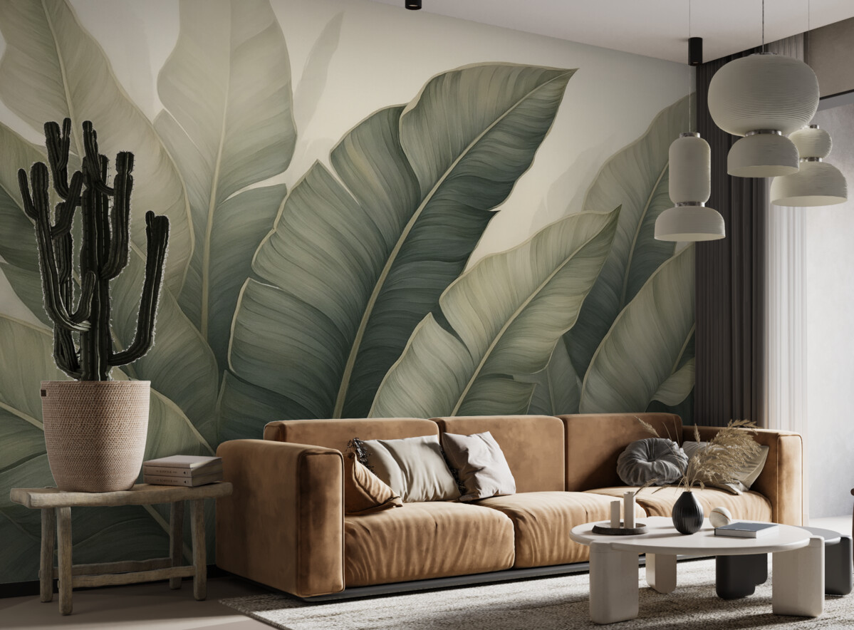 Fototapeta Tropikalne liście.