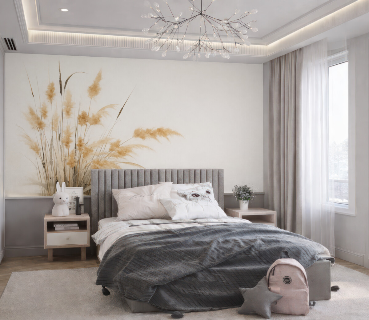 Fototapeta Naśladowanie trzciny w akwareli.