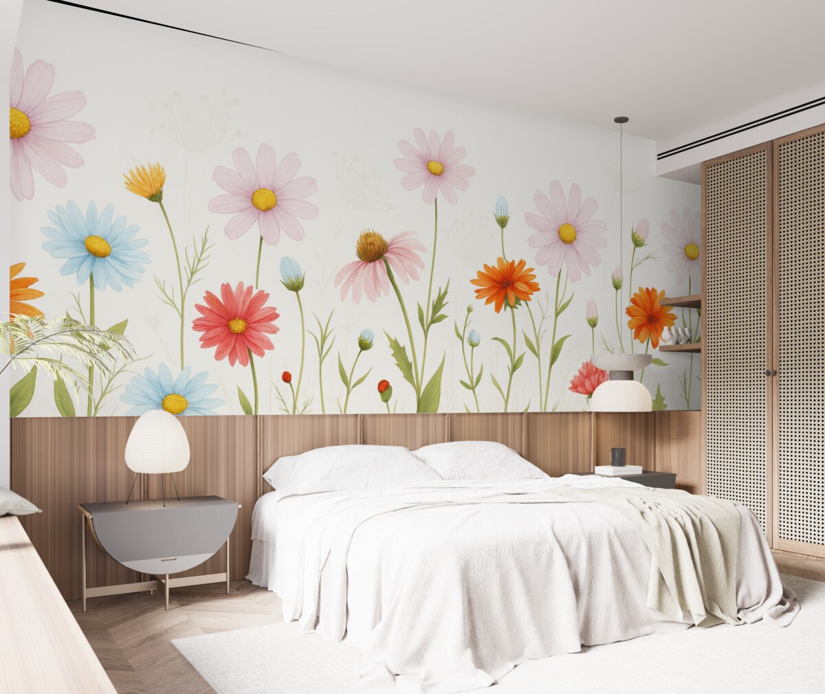 Fototapeta Oczywiste dzikie rośliny kwiatowe.