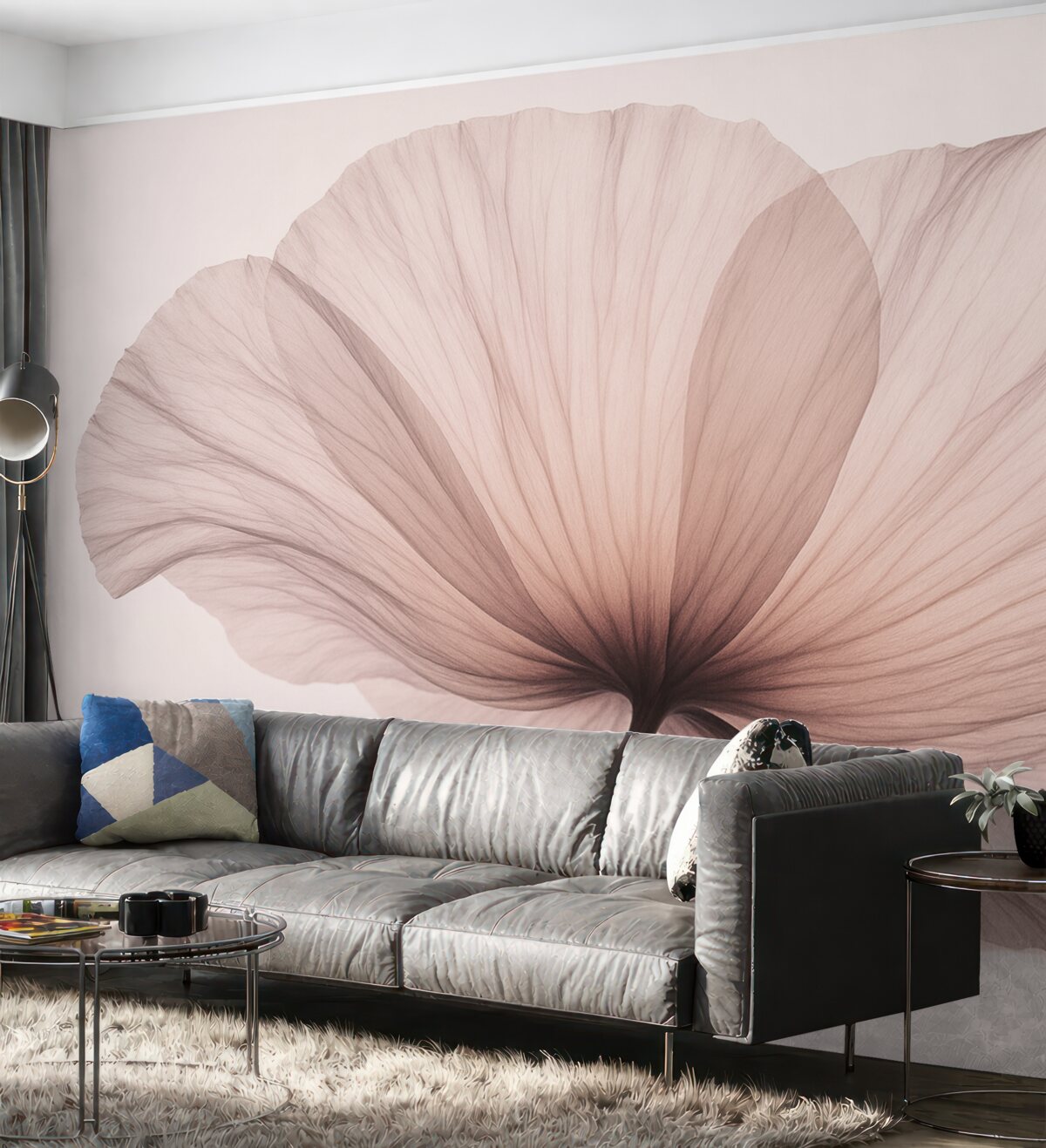 Fototapeta Subtelny różowy kwiatek.