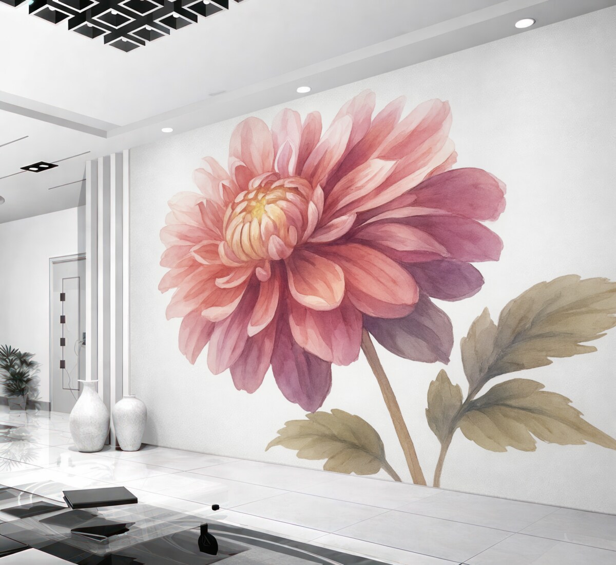 Fototapeta Ogromny kwiat.