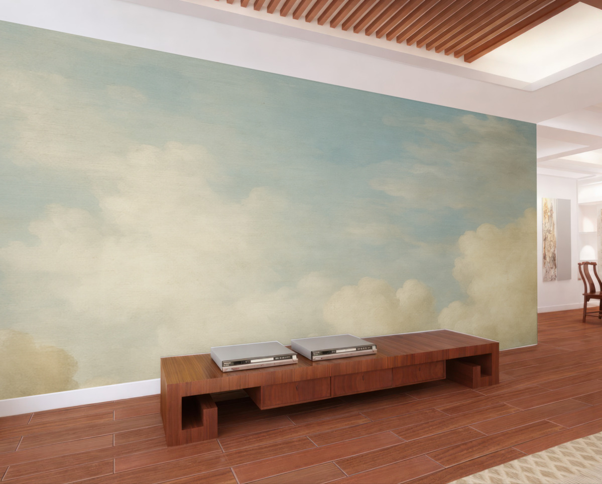 Fototapeta Zasłonięte chmury niebo.