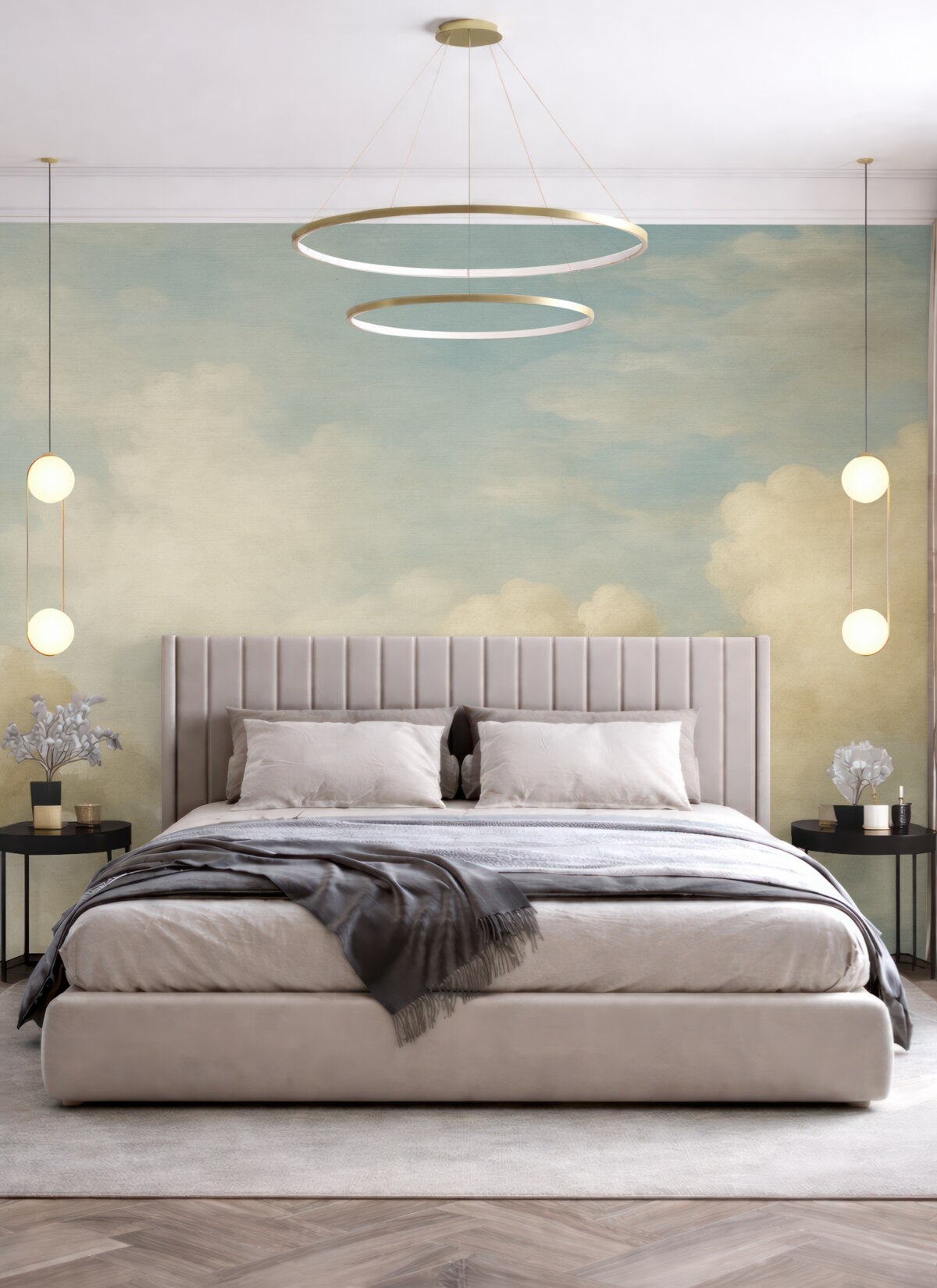 Fototapeta Zasłonięte chmury niebo.