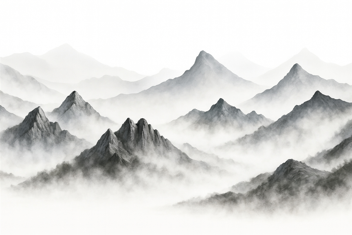 Fototapeta Góry w mroku.