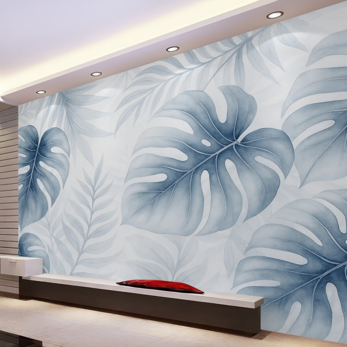 Fototapeta Tropikalne liście można zastąpić.