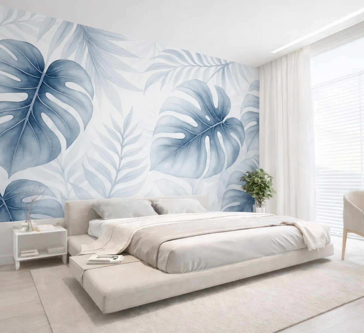 Fototapeta Tropikalne liście można zastąpić.