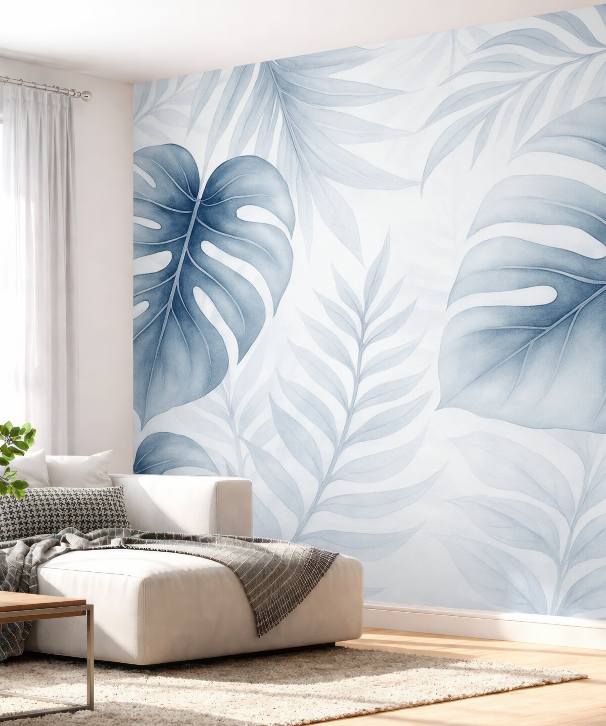 Fototapeta Tropikalne liście można zastąpić.