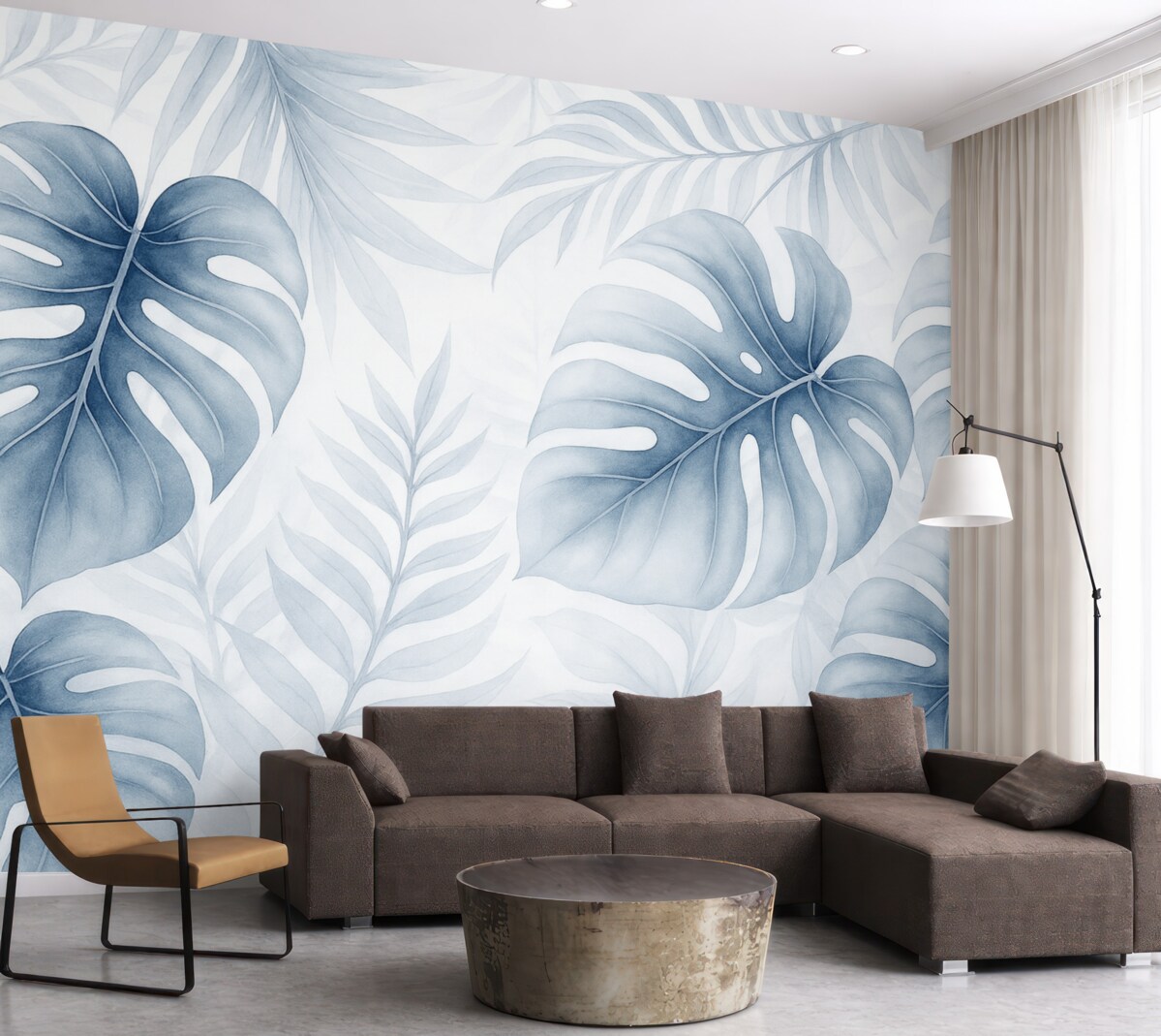 Fototapeta Tropikalne liście można zastąpić.