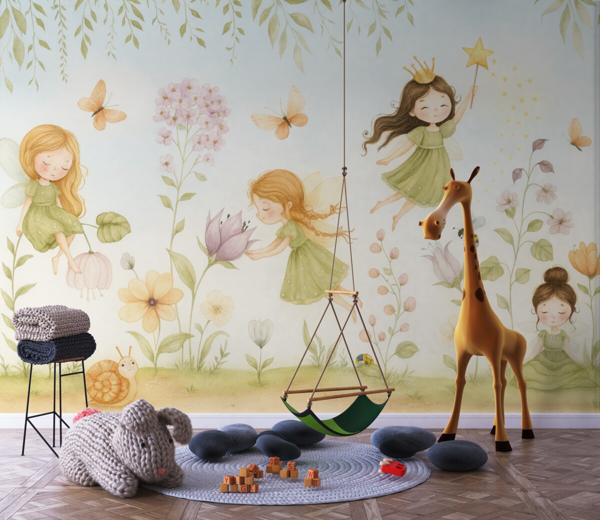 Fototapeta Wróżki w parku.