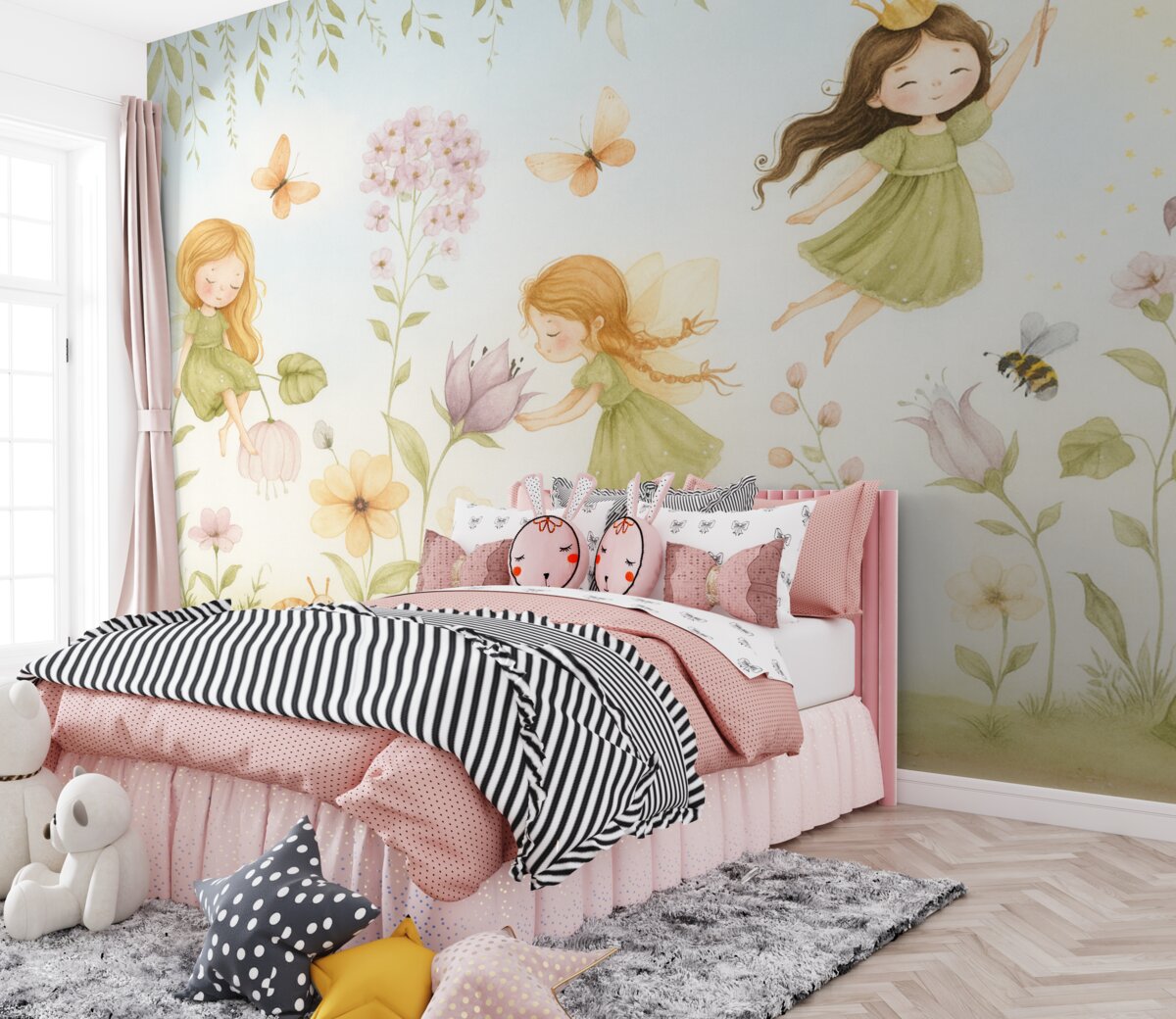 Fototapeta Wróżki w parku.