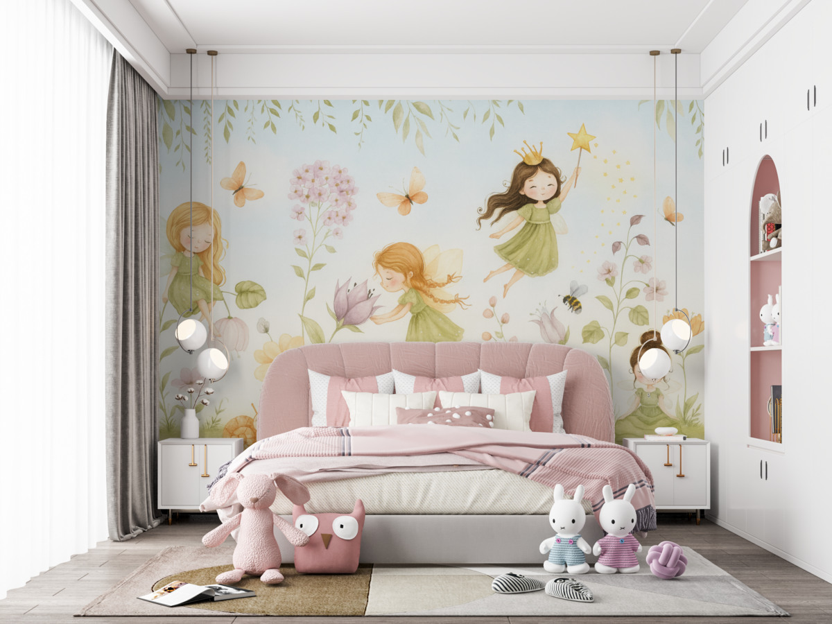 Fototapeta Wróżki w parku.