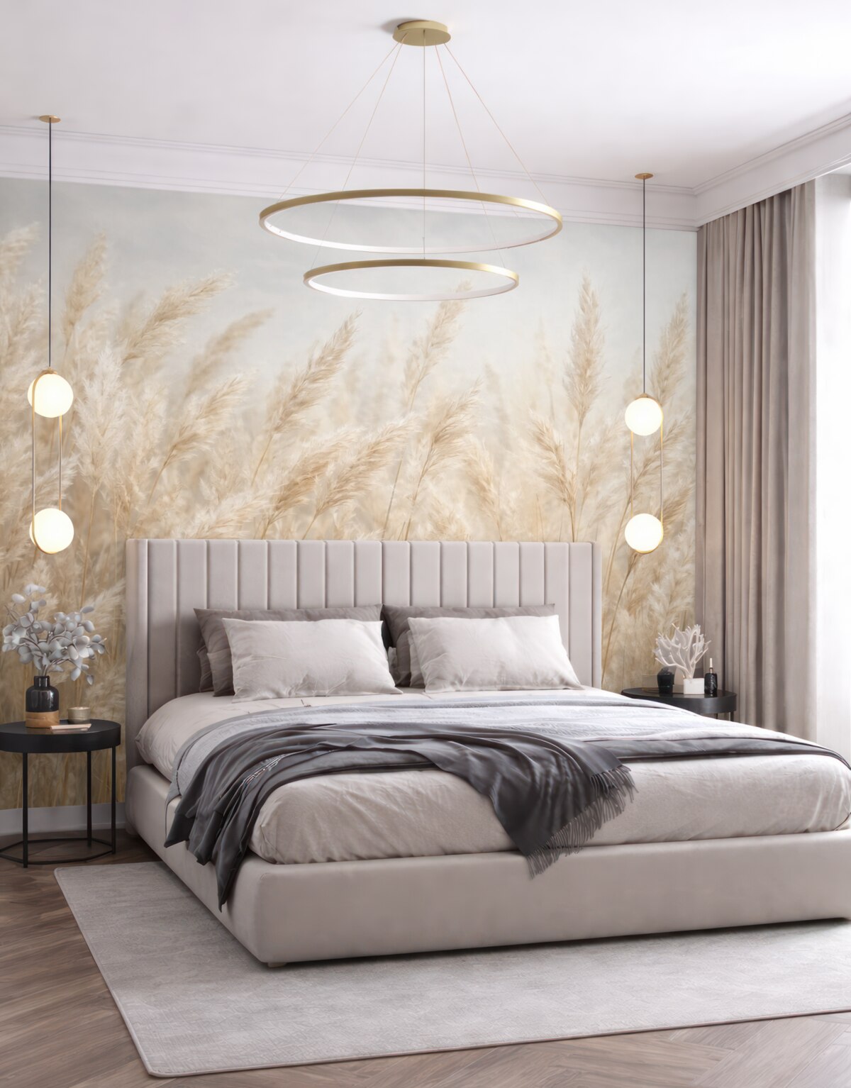 Fototapeta Kłoski na tle niebieskiego nieba.