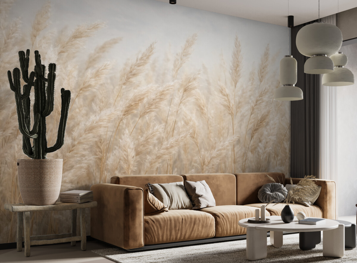 Fototapeta Kłoski na tle niebieskiego nieba.