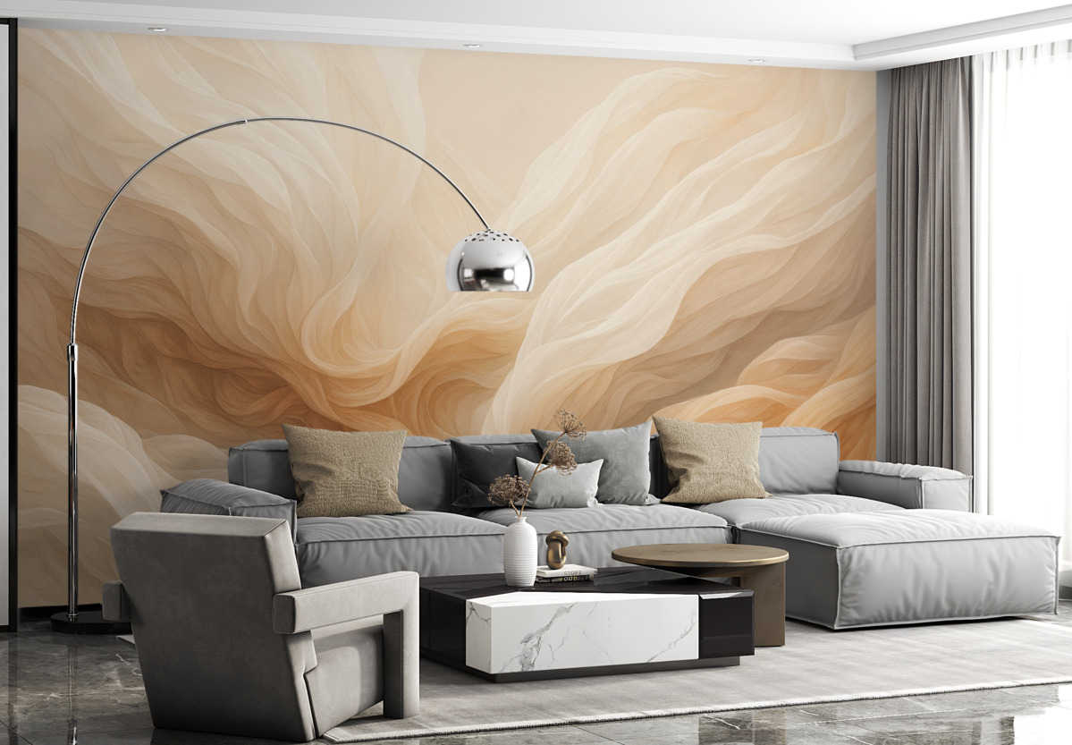 Fototapeta Abstrakcyjny koncept uniesionej tkanki.