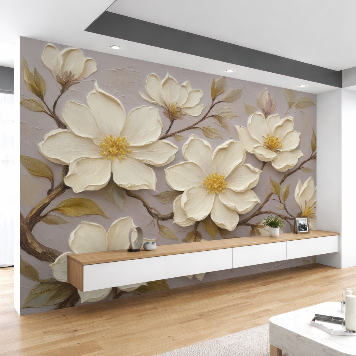 Fototapeta Obraz naśladujący kwiaty.