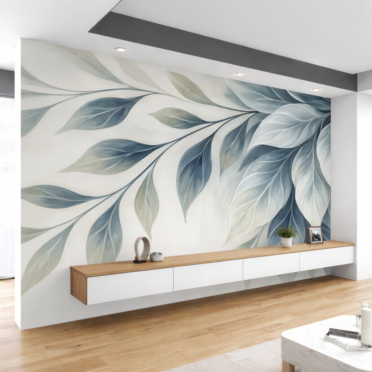 Fototapeta Liście abstrakcyjne mogą przybierać różne formy i kształty