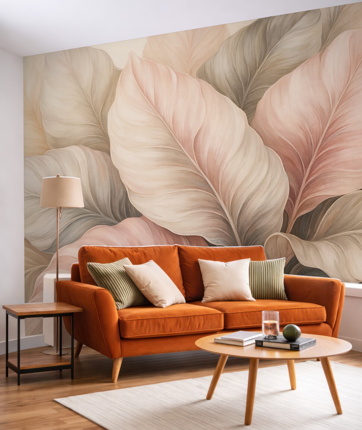 Fototapeta Liście tropikalne o błyszczących barwach.