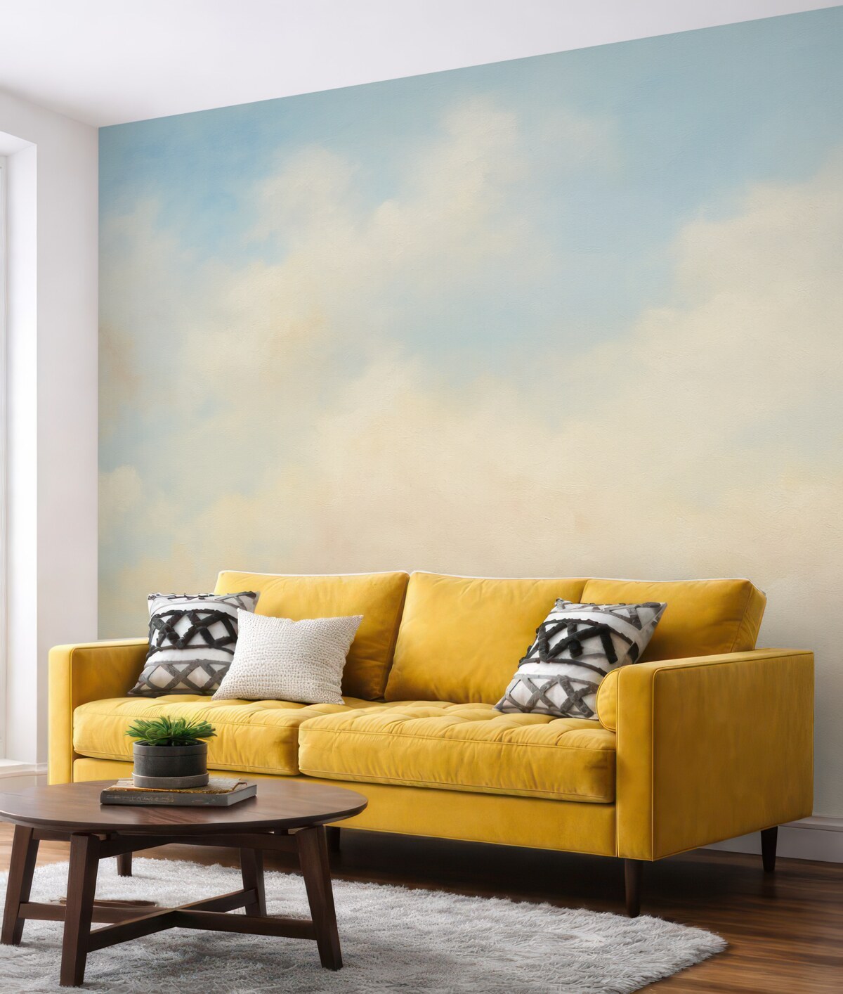 Fototapeta Abstrakcyjne niebo z chmurami w klimacie grunge.