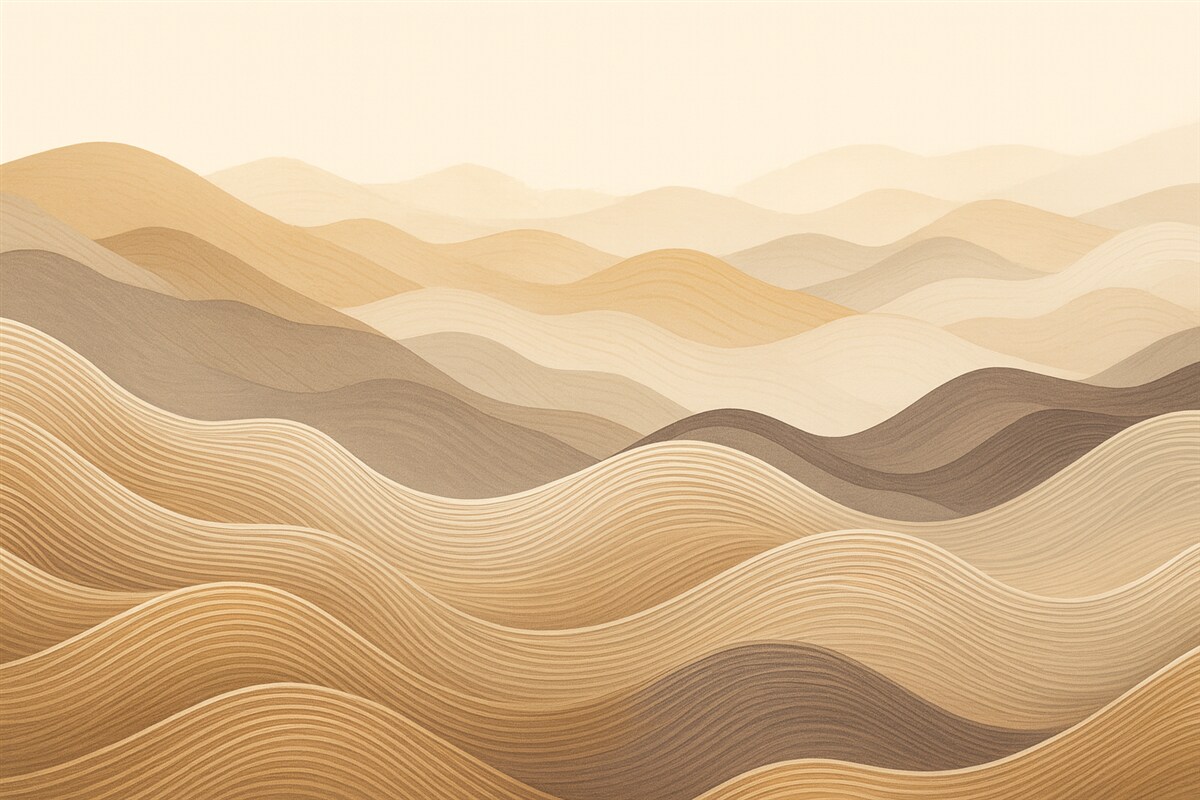 Fototapeta Abstrakcyjne kształty w postaci fal.