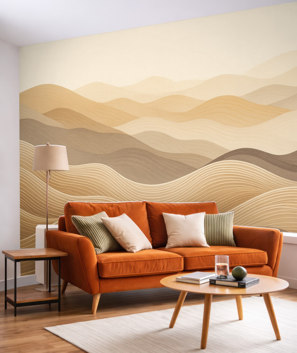 Fototapeta Abstrakcyjne kształty w postaci fal.