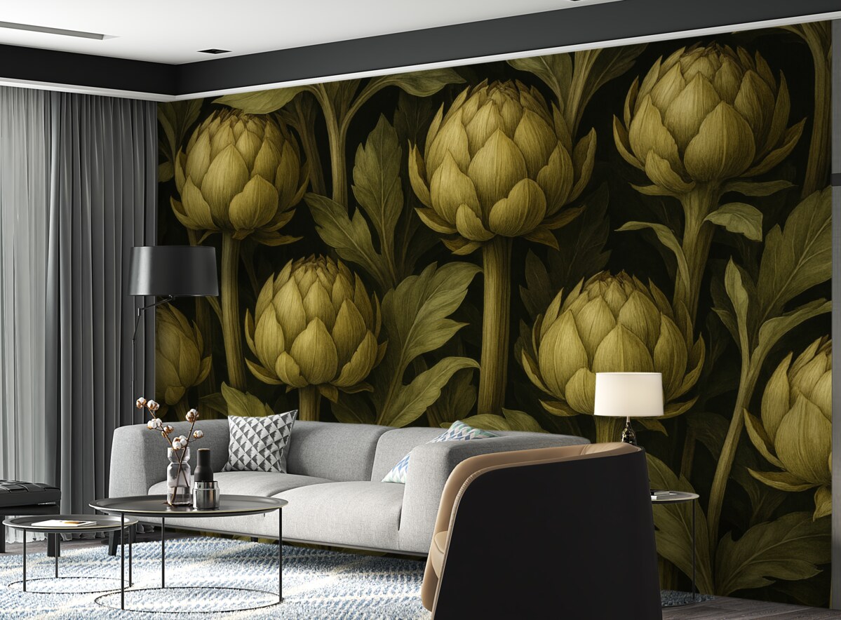 Fototapeta Elegancja Ogrodu Karczochów