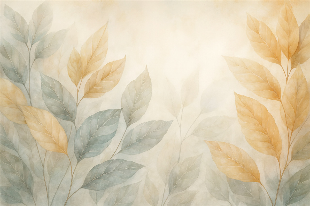 Fototapeta Cichy ogród.