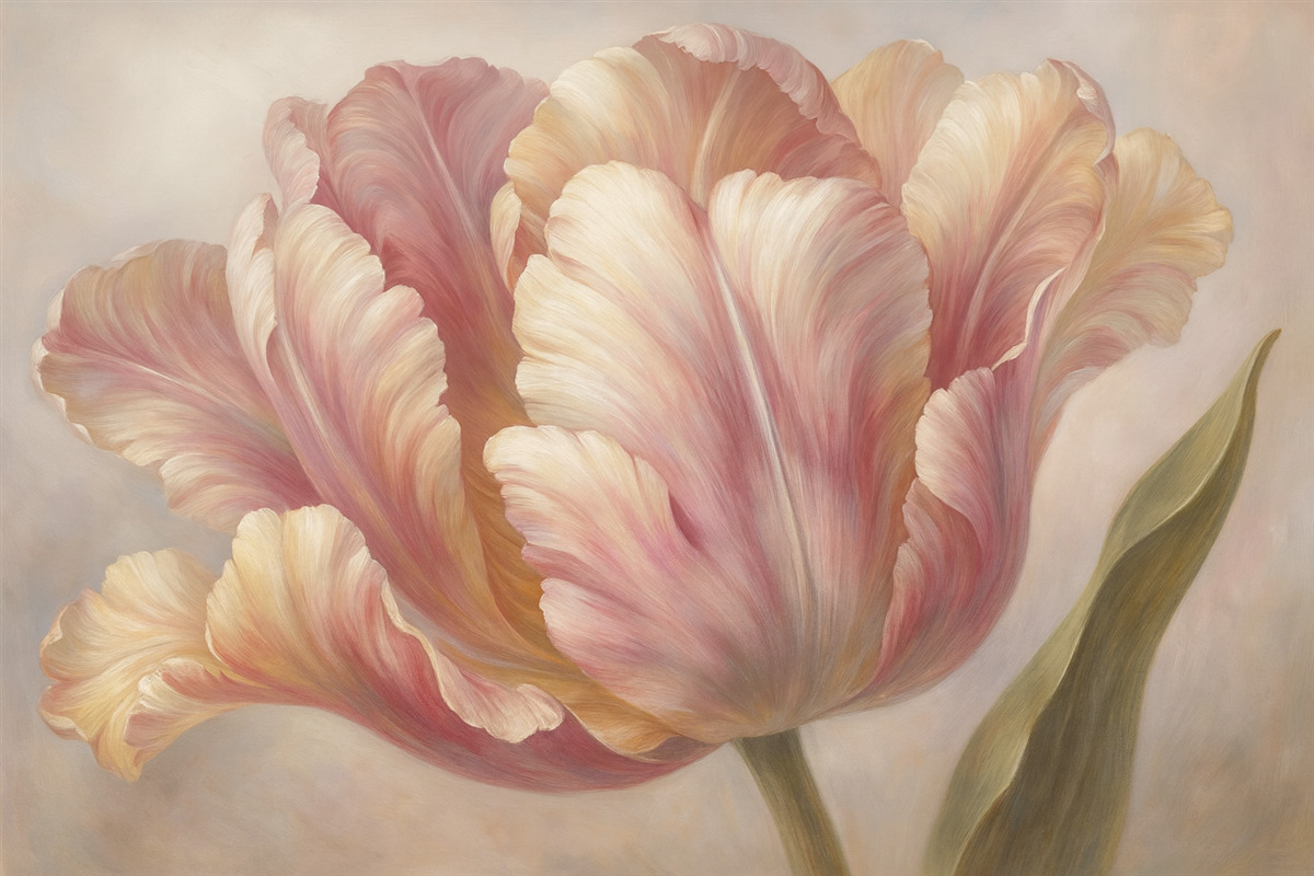 Fototapeta Ogromny kwiat tulipana.