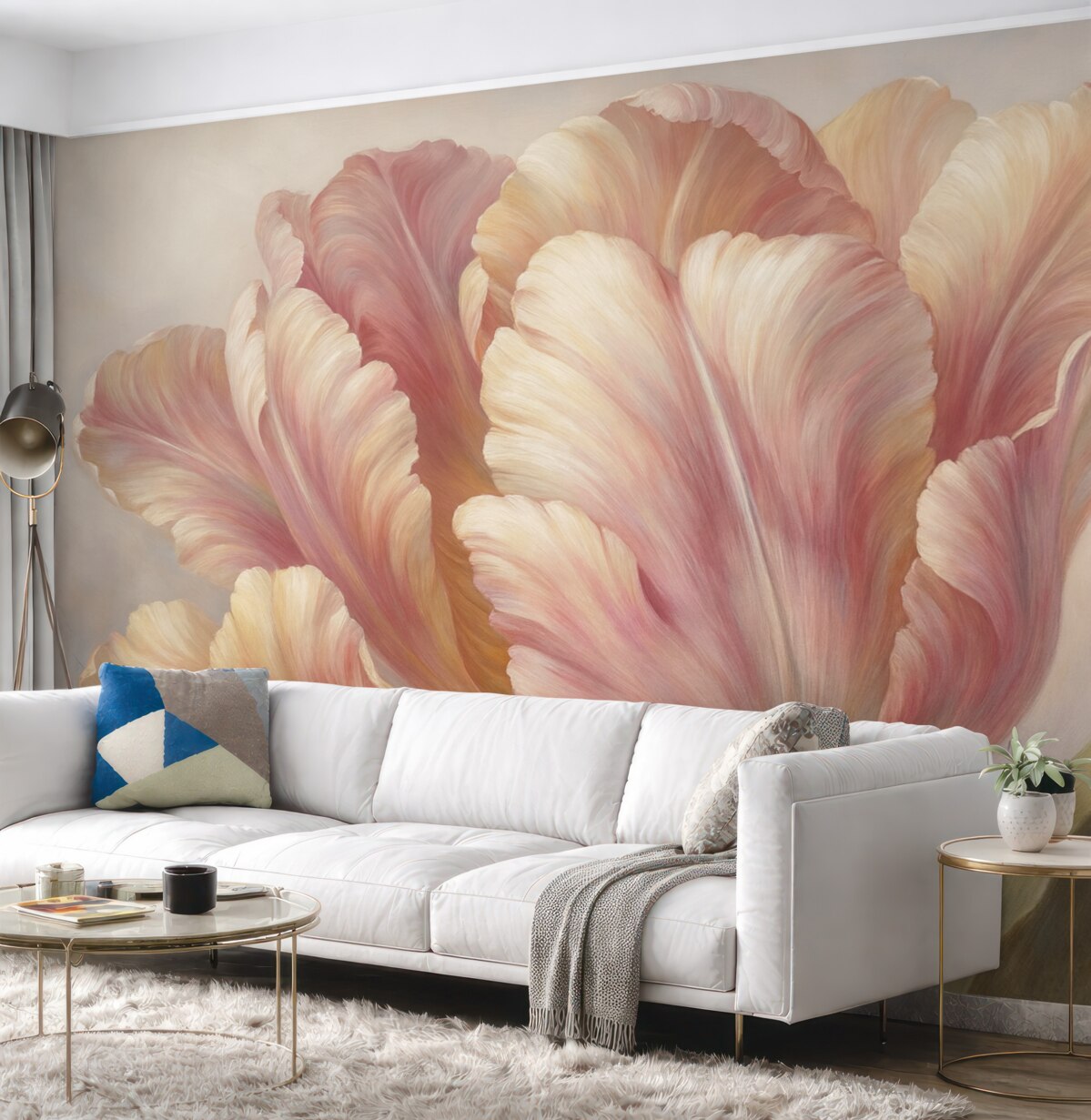 Fototapeta Ogromny kwiat tulipana.