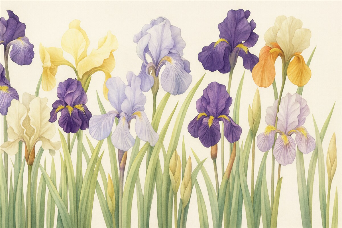 Fototapeta Kwiaty kosaćca