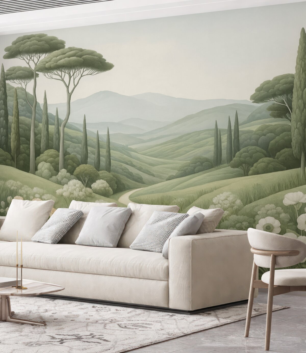 Fototapeta Krajobraz akwarelowy