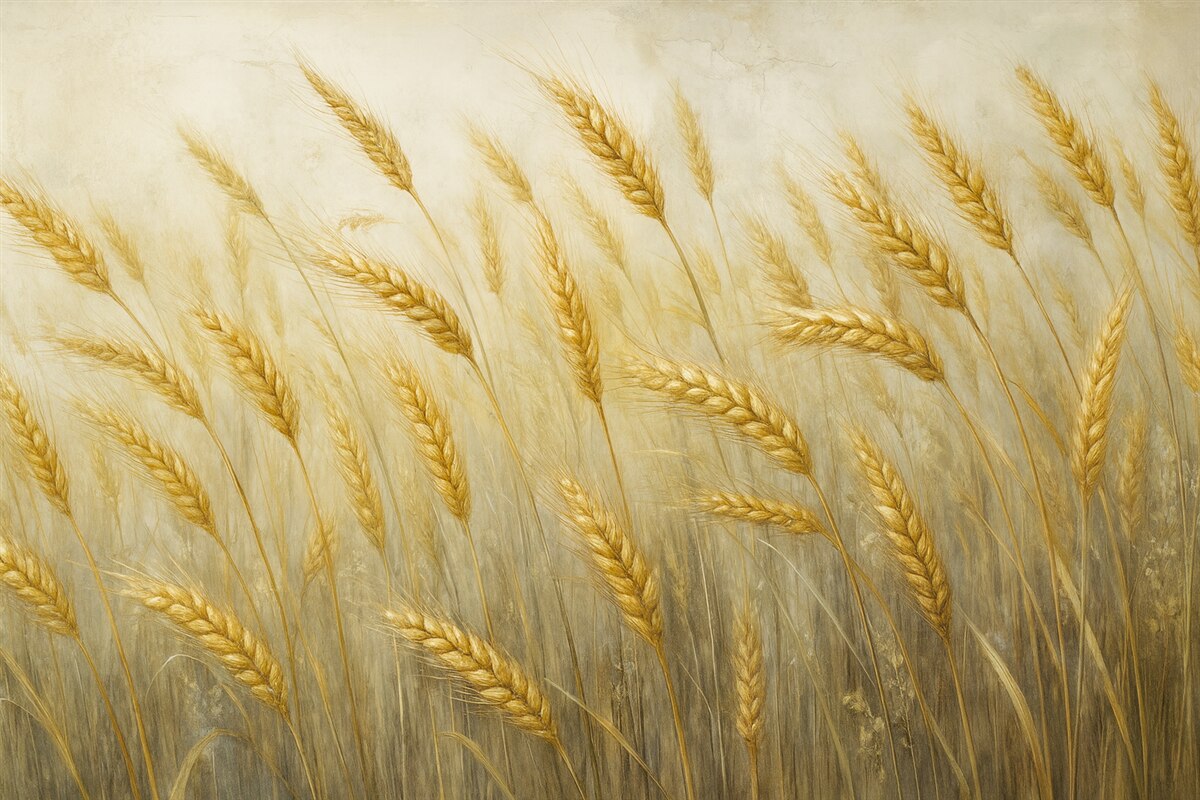 Fototapeta Kwiaty przedstawione na grunge'owej ścianie.