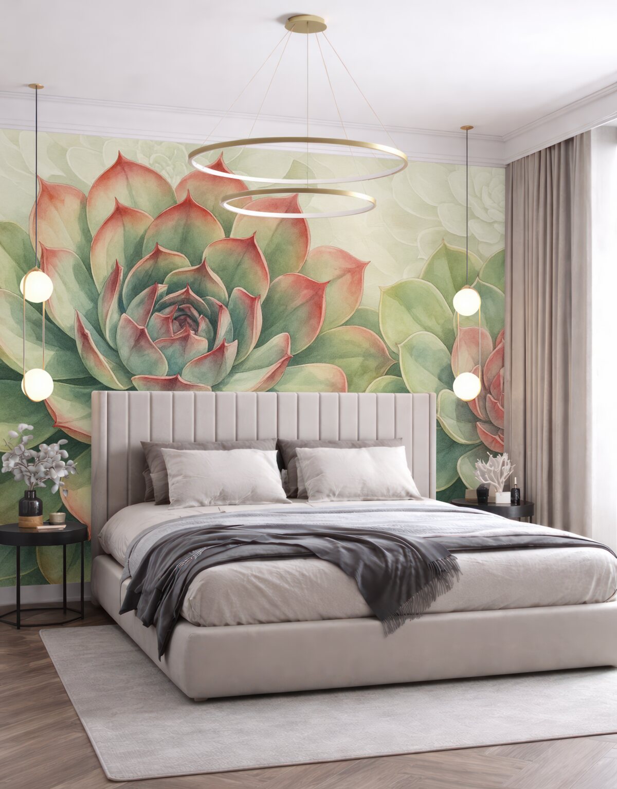 Fototapeta Sukulenty.