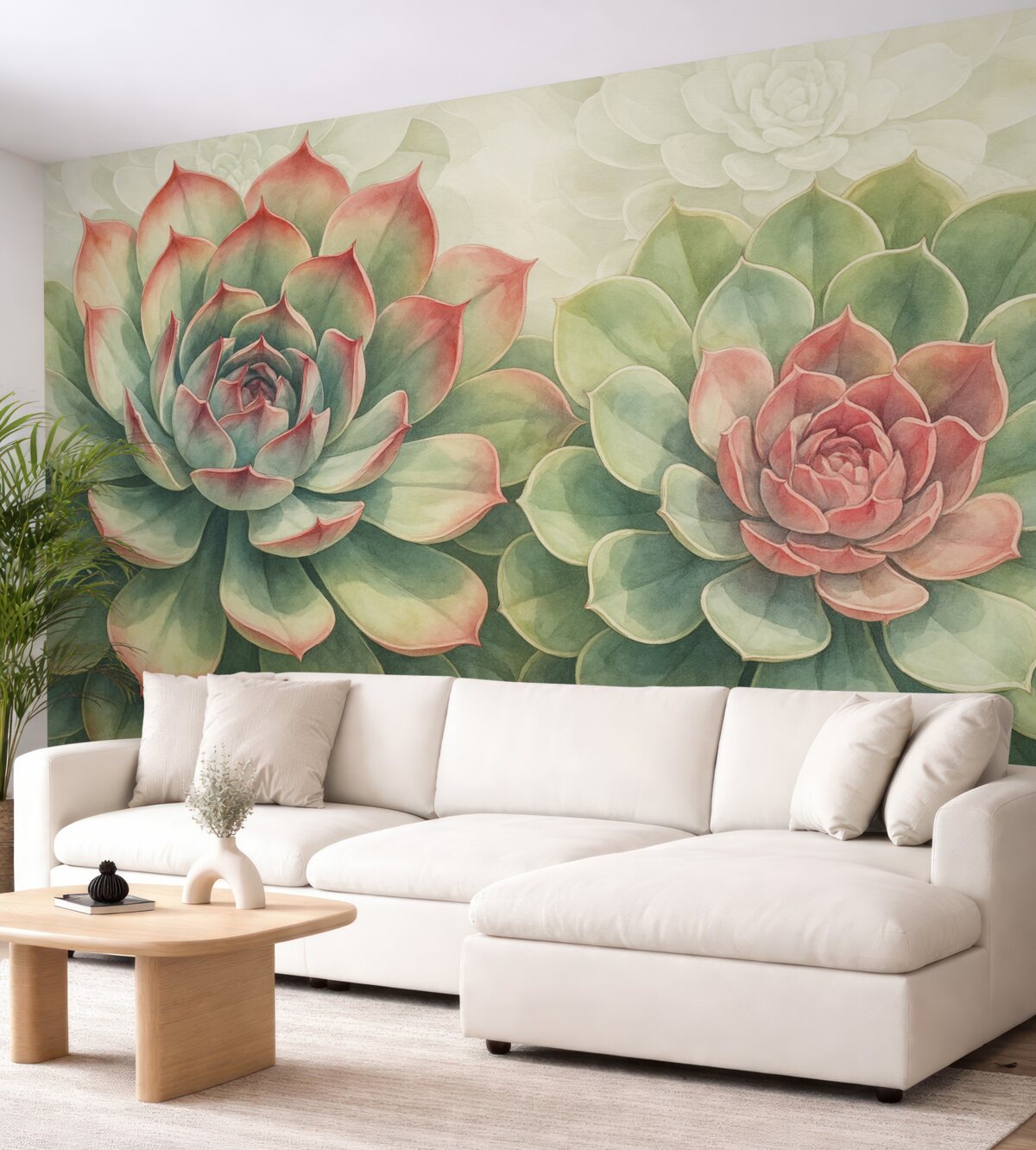 Fototapeta Sukulenty.