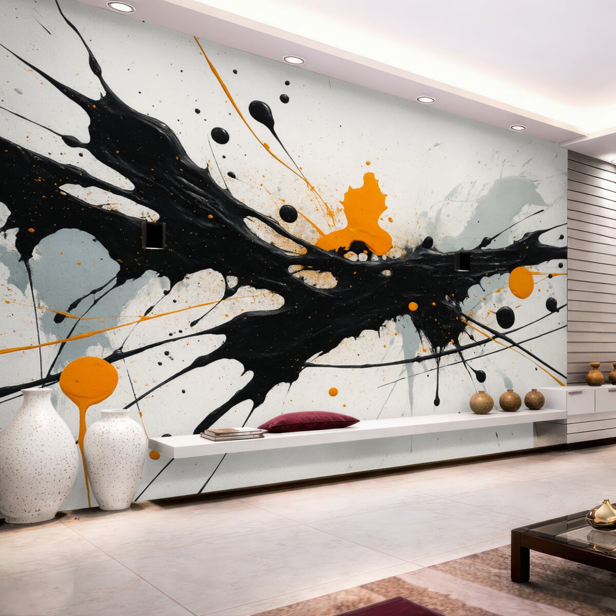 Fototapeta Miejsca abstrakcji można opisać jako przestrzenie, w których unika się konkretnych interpretacji.