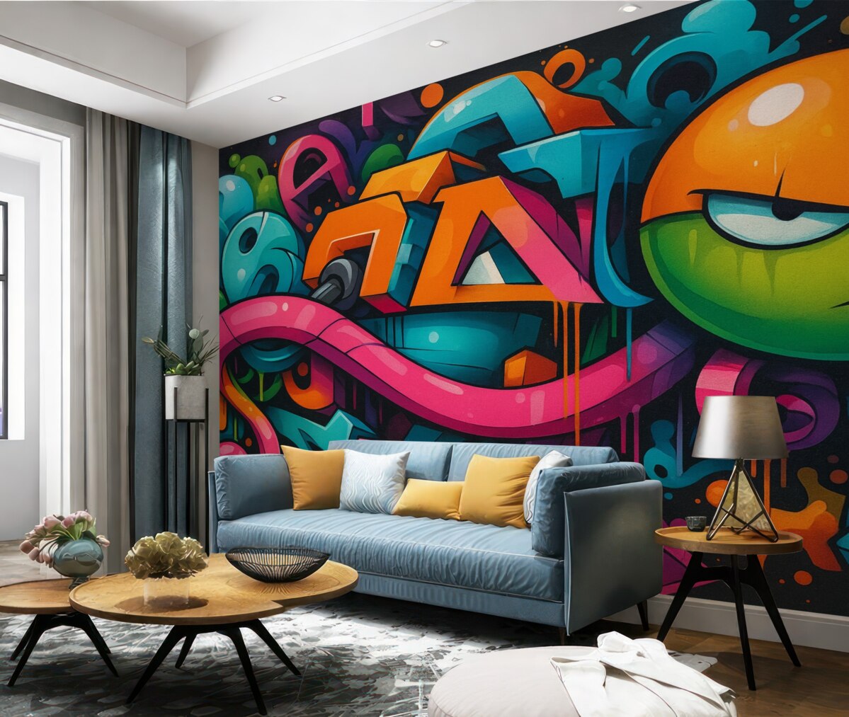 Fototapeta Kolorowe graffiti.