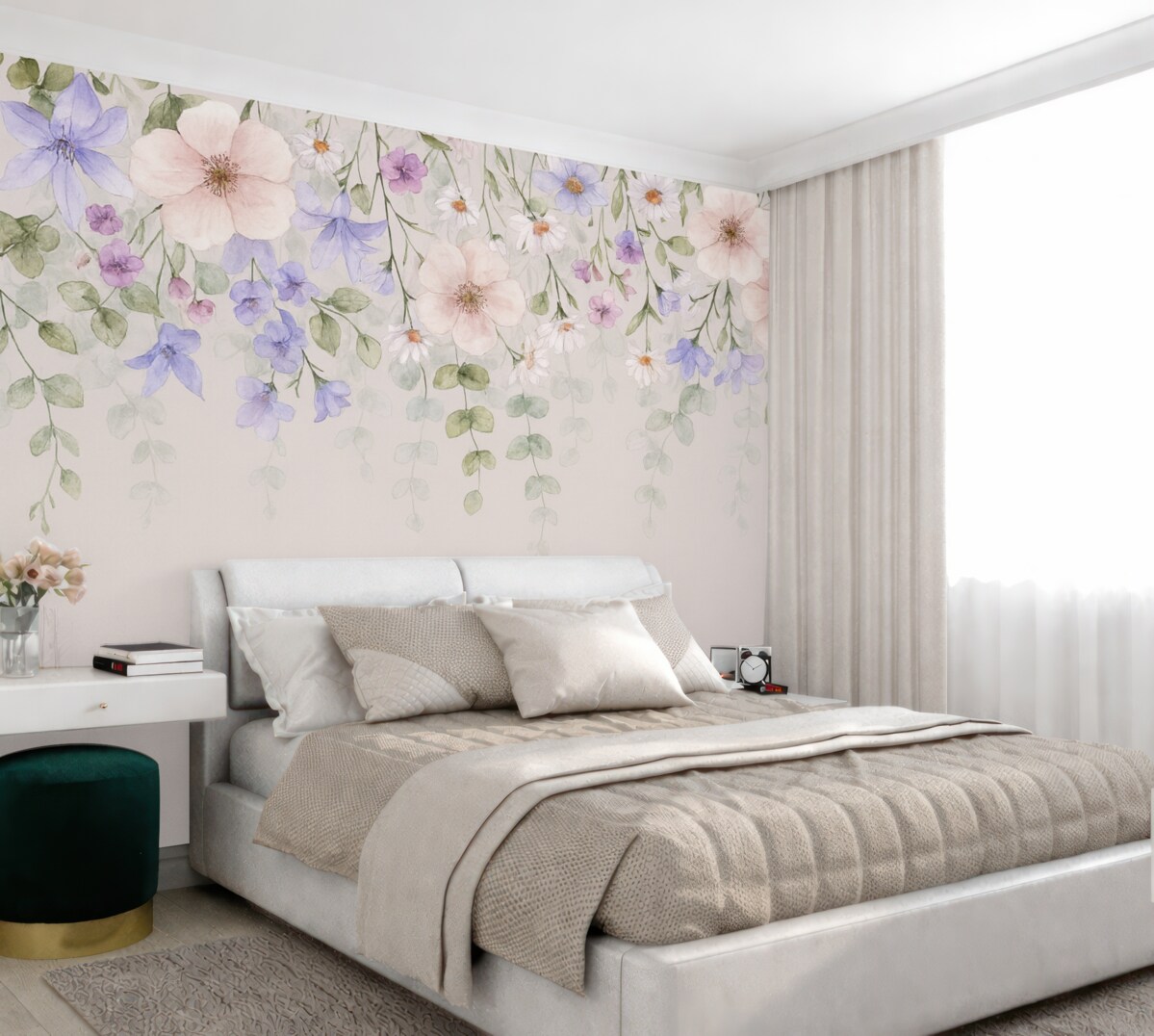 Fototapeta Rośliny i gałązki z wierzchu.