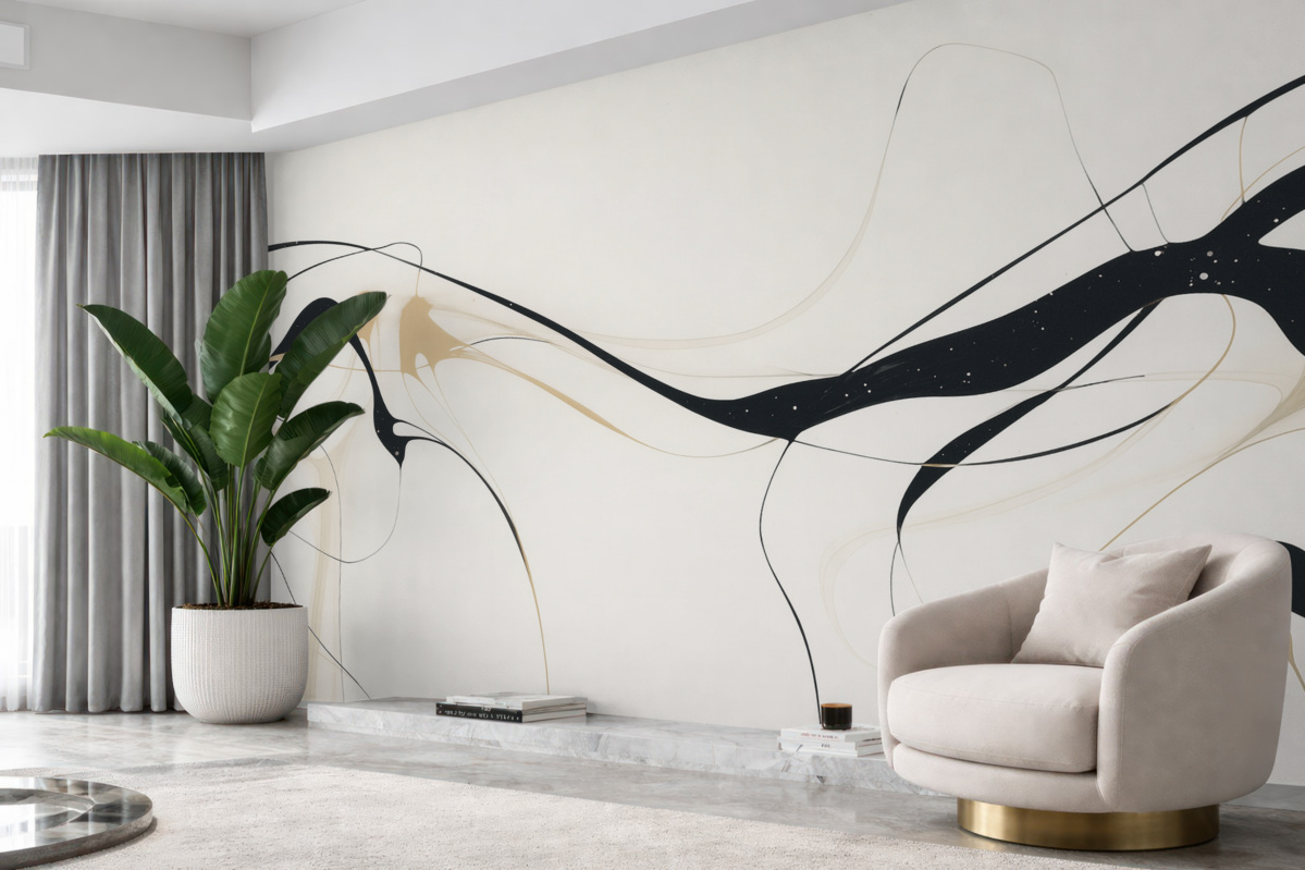 Fototapeta Abstrakcyjne szare pasy.