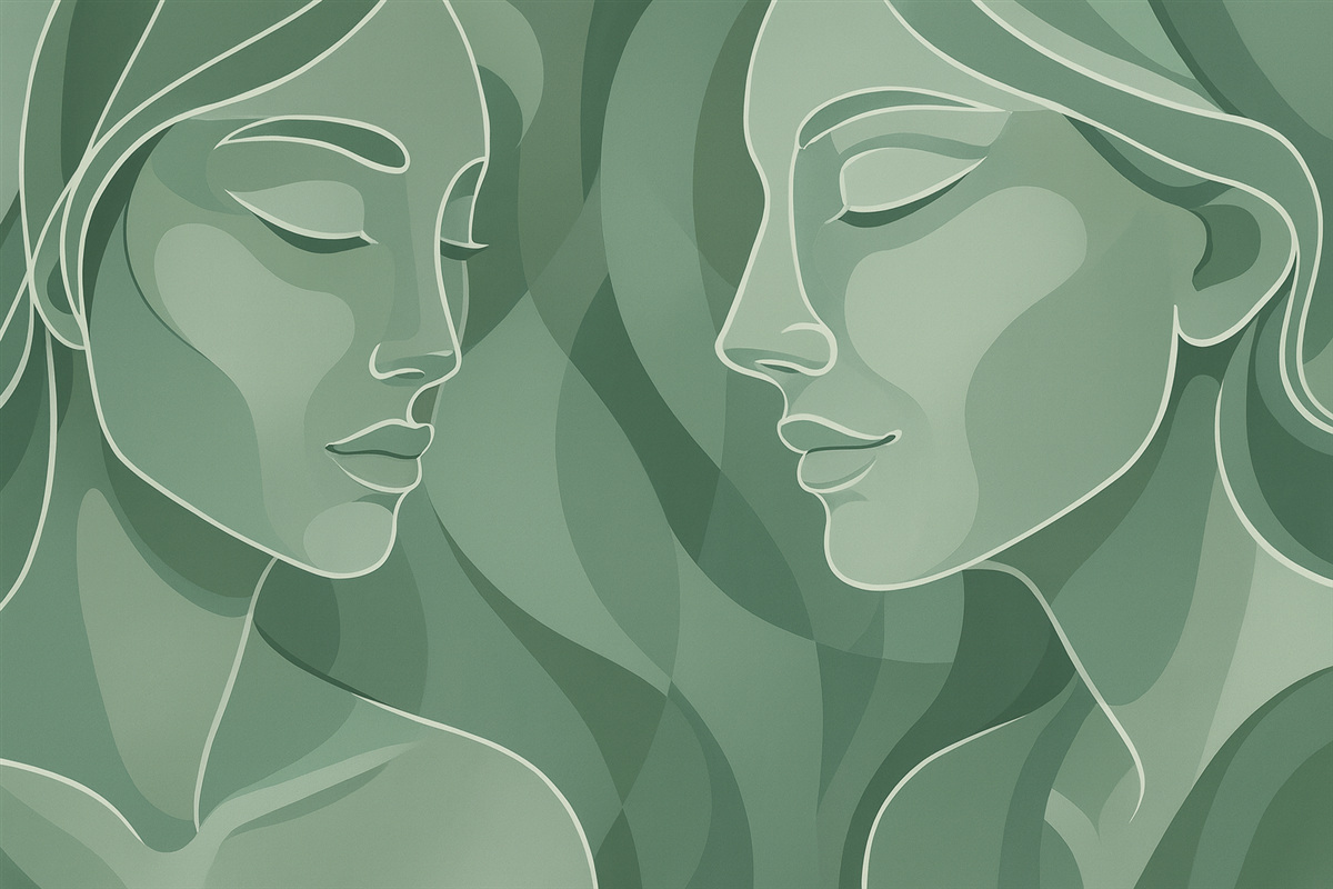 Fototapeta Abstrakcyjna twarz.