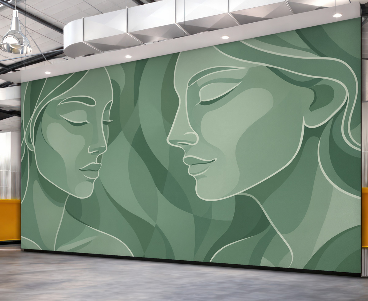 Fototapeta Abstrakcyjna twarz.