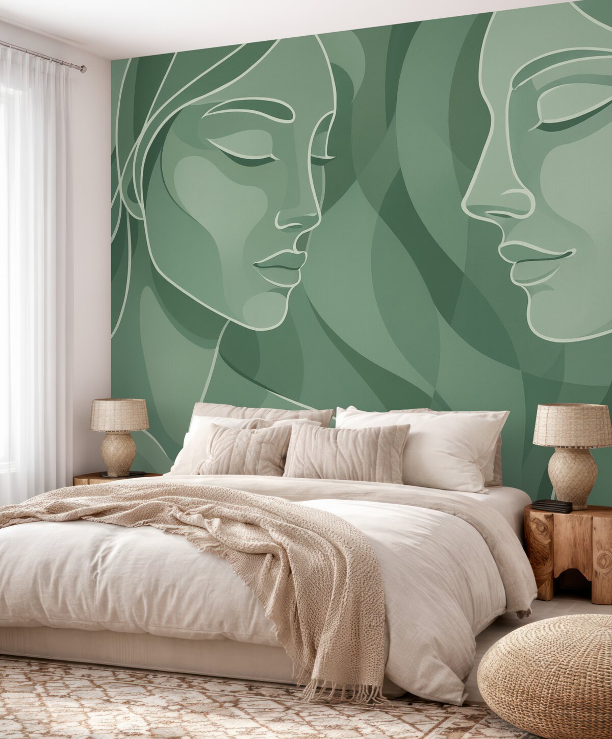 Fototapeta Abstrakcyjna twarz.